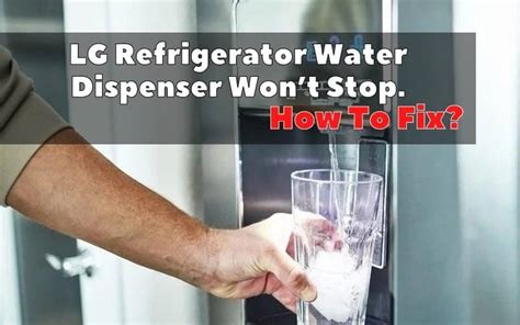 How to fix your refrigerators water dispenser 